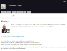 Tablet Screenshot of grandinetti.org